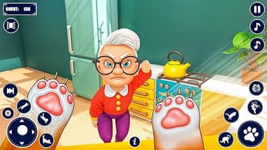 Bad Cat Chaos & Granny Simulator - Kitty From Hell Prank Games - Image 2
