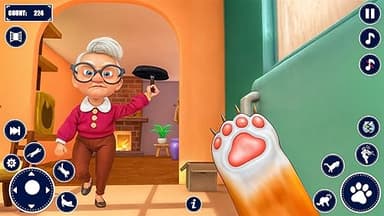 Bad Cat Chaos & Granny Simulator - Kitty From Hell Prank Games - Image 7