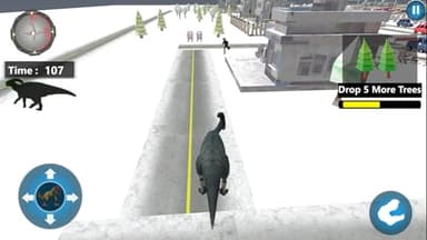 Dinosaur Revolt Battle Wild Monster Smasher Rampage Animal Hunter Gorilla Dinosaur Games - Image 5