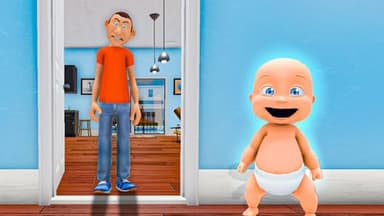 Real Newborn Baby Simulator Daddy Fun Game: Where’s Your Virtual Naughty Baby - Image 3