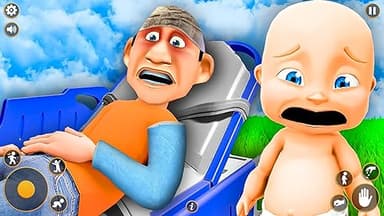 Little Baby Chaos & Granny Simulator Naughty Prankster with Grandparents - Image 6