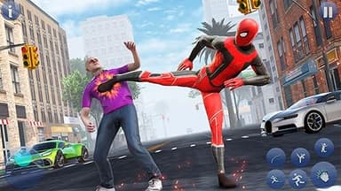 Real Flying Spider Hero Fighter Rope Simulator: Gangster Town Fighting Game Mafia Adventure - Image 6