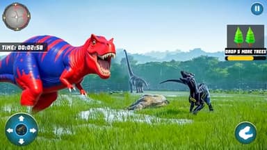 Dinosaur Revolt Battle Wild Monster Smasher Rampage Animal Hunter Gorilla Dinosaur Games - Image 2