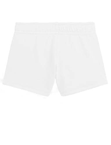 Topstype Girls' Casual Sweat Shorts Summer 5-14 Years White - Image 5