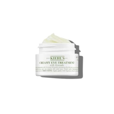 Kiehl's Avocado Eye Treatment, Nourishing and Hydrating Eye Cream, Avocado Oil and Caffeine to Energize and Invigorate Skin, Tired Eyes, 99% Naturally Derived Formula - 0.5 fl oz - Image 1