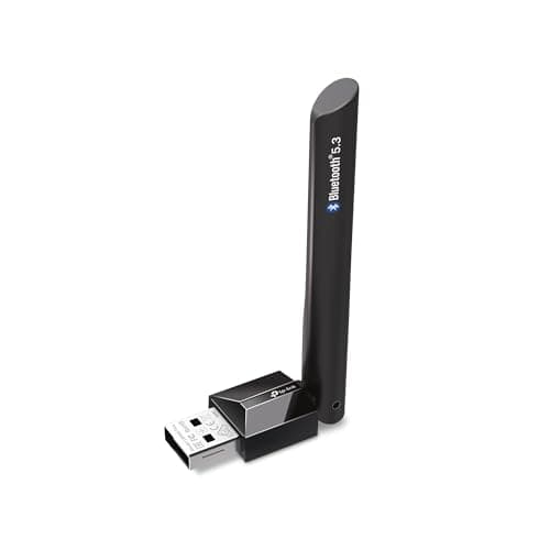 TP-Link USB Bluetooth Adapter for PC, Bluetooth 5.3 Long Range Receiver, Plug and Play, Adjustable Antenna, Supports Windows 11/10/8.1/7 for Desktop, Laptop, PS5/PS4/Xbox Controller (UB500 Plus) - Image 1