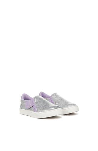 Dr. Scholl's Infant Madison Toddler Slip On Sneaker Silver Grey Glitter 8 M - Image 6
