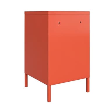 Novogratz Cache Metal Locker End Table, Orange - Image 9