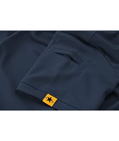 ZITY 4 Pack Mens Polo Shirt Short Sleeve Sports Golf Tennis T-Shirt Athletic Collared Tactical Shirts Navy - Image 3