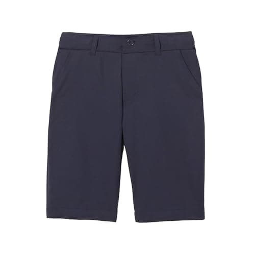 French Toast Boys' Big Flat Front Performance Stretch Short, Navy, 12 - Image 1