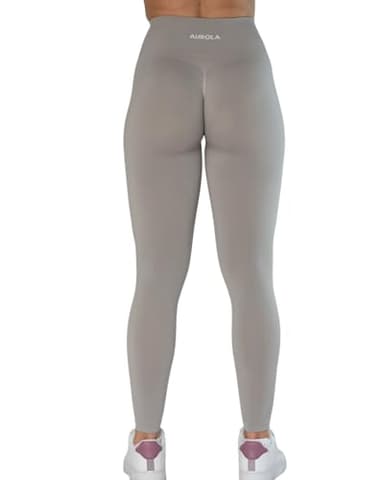 Seamless Scrunch Legging Women Yoga Pants 7/8 Tummy Control Workout Running for Fitness Sport Active Legging-25''(S,Silver Sconce - Image 2