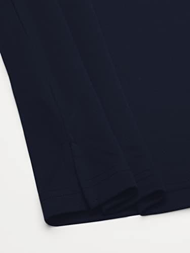 PGA TOUR mens Airfluxâ„¢ Solid Mesh Short Sleeve Polo Shirt, (Sizes - 4xl) Golf Shirt, True Navy, Medium US - Image 3