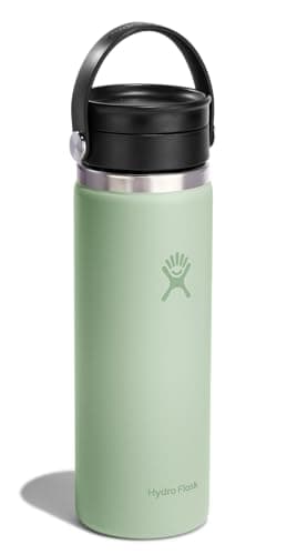 Hydro Flask Flex Sip Coffee Tumbler – Insulated Stainless Steel, Non Spill, Leak Proof Travel Coffee Cup 20 Oz Aloe Green - Image 2