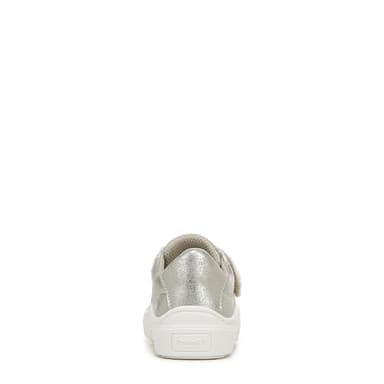 Dr. Scholl's Infant Girls Time Off Toddler Sneaker Silver Faux Leather 9 M - Image 3