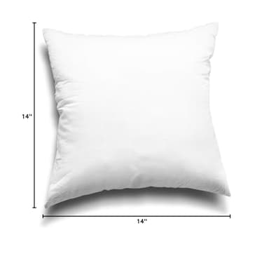 EDOW Throw Pillow Inserts, Set of 4 Lightweight Down Alternative Polyester Pillow, Couch Cushion, Sham Stuffer, Machine Washable. (White, 18x18) - Image 8