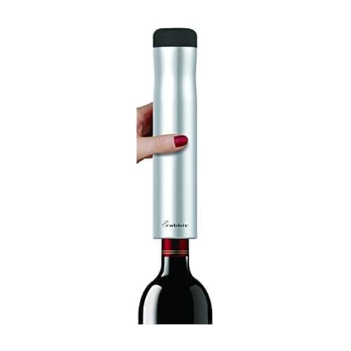 Rabbit Automatic Electric Corkscrew - Hands-Free Wine Opener with Integrated Foil Cutter, Rechargeable Cordless Electric Bottle Opener for All Cork Types - Barware Essential & Kitchen Tools - Image 1