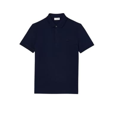 Lacoste Mens Short Sleeve Paris Polo, Navy Blue, Medium - Image 5