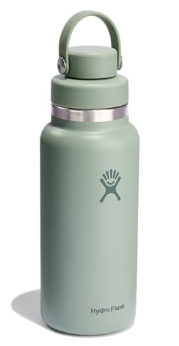 Hydro Flask Water Bottle - Insulated Stainless Steel - Wide Mouth Chug Lid, Non Spill, Leakproof in 32 Oz Tonal Agave Green - Image 2