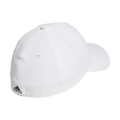 adidas Men's Release 3 Structured Stretch Fit Cap, White/Onix Grey/Black, Large-X-Large - Image 4