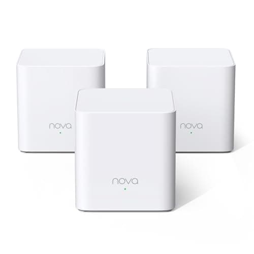 Tenda AX1500 Mesh WiFi 6 System Nova MX3 - Covers up to 3500 sq.ft - Whole Home WiFi 6 Mesh System - Gigabit Mesh Router for 80 Devices - Dual-Band Mesh Network - Replaces Wireless Router - 3-Pack - Image 1