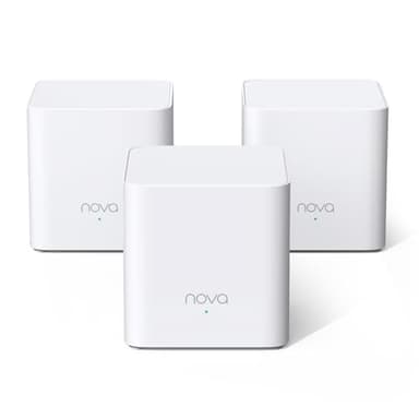 Tenda AX1500 Mesh WiFi 6 System Nova MX3 - Covers up to 3500 sq.ft - Whole Home WiFi 6 Mesh System - Gigabit Mesh Router for 80 Devices - Dual-Band Mesh Network - Replaces Wireless Router - 3-Pack - Image 1