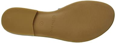 The Drop Women's Monika Flat H-Band Slide Sandal, Silver, 9.5 - Image 4