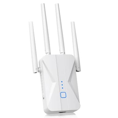 WiFi Extender Signal Booster, 2025 WiFi Extender AC1200Mbps Dual Band (5.8GHz/2.4GHz), WiFi Booster with Ethernet Port for Home Covers up to 10000 Sq.ft, Compatible with More Devices - Image 1