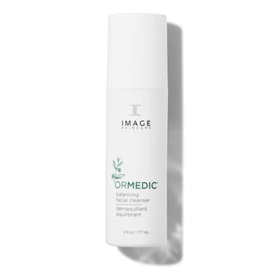 IMAGE Skincare, ORMEDIC pH Balancing Facial Cleanser, Hydrating and Mild Foaming Face Wash with Aloe Vera, 6 fl oz - Image 1