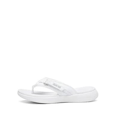 DREAM PAIRS Women's Arch Support Flip Flops Comfortable Thong Sandals,Size 8.5,White,Breeze-1 - Image 7