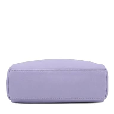 FashionPuzzle Triple Zip Small Crossbody Bag (Lavender) - Image 3