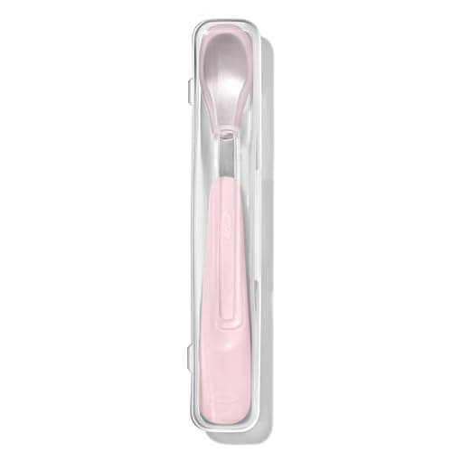 OXO Tot On-The-Go Feeding Spoon - Blossom - Image 1