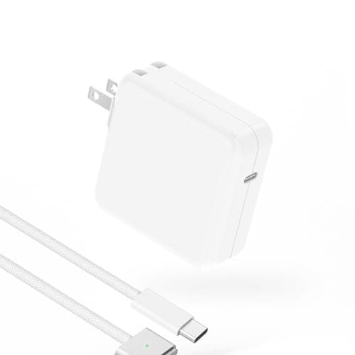 Charger for MacBook Air 13 15 inch MacBook Pro 14 inch 2025 2024 2023 2022 2021 M4 M3 M2 M1, 70W USB C Power Adapter, 6.6FT USB C to 3 Braided Cable with LED, Powerful Connect, Original Quality - Image 1
