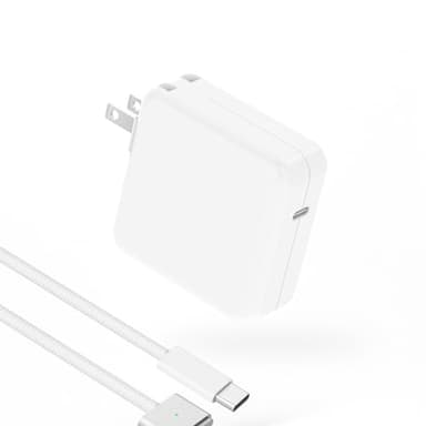Charger for MacBook Air 13 15 inch MacBook Pro 14 inch 2025 2024 2023 2022 2021 M4 M3 M2 M1, 70W USB C Power Adapter, 6.6FT USB C to 3 Braided Cable with LED, Powerful Connect, Original Quality - Image 1
