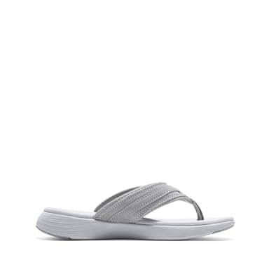 DREAM PAIRS Women's Arch Support Flip Flops Comfortable Thong Sandals,Size 8.5,Grey,Breeze-1 - Image 6