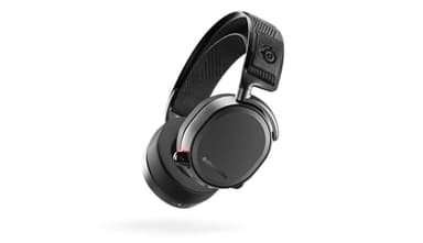 SteelSeries Arctis Pro Wireless Gaming Headset - High Fidelity 2.4 GHz Wireless - Mixable Bluetooth - Non-Stop Dual Battery - OLED Base Station - AI Noise Canceling Mic - PC, PS5, PS4, Mobile - Black - Image 8
