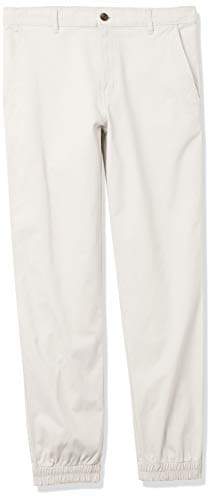 Amazon Essentials Men's Straight-Fit Chino Jogger Pant, Stone, Large - Image 10