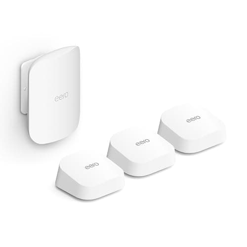 Amazon eero 7 (3-pack) with Amazon eero Outdoor 7 (1-pack) mesh wifi system - Image 1