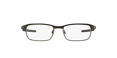 Oakley Men's Ox3184 Tincup Rectangular Prescription Eyeglass Frames, Powder Pewter/Demo Lens, 54 mm - Image 2