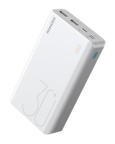 ROMOSS Power Bank, 30,000mAh Portable Phone Charger with USB C 3 Outputs & 3 Inputs, External Battery Pack PD 18W with iPhone 15/14/13/12, iPad, Samsung Galaxy and More - Image 1