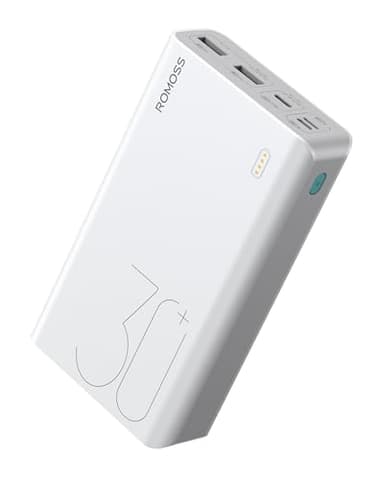 ROMOSS Power Bank, 30,000mAh Portable Phone Charger with USB C 3 Outputs & 3 Inputs, External Battery Pack PD 18W with iPhone 15/14/13/12, iPad, Samsung Galaxy and More - Image 1