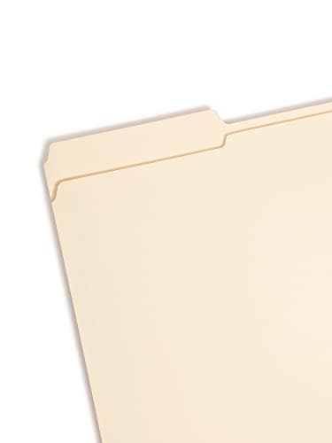 Smead Fastener File Folder with SafeSHIELD® Fasteners, 2 Fasteners, Reinforced 1/3-Cut Tab, Legal Size, Manila, 50 per Box (19555) - Image 3