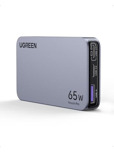 UGREEN Nexode Pro 65W GaN USB C Slim Wall Charger, 3-Port Compact Fast PPS Charger for iPhone 17/16/15 Series, MacBook Air, iPad Pro, Galaxy S25/S24, Pixel 10/9, Steam Deck - Image 1