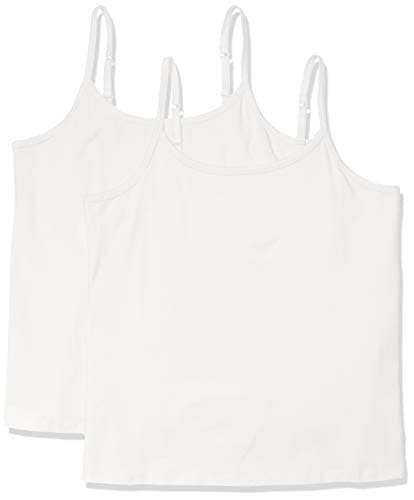 Amazon Essentials Women's Tank Top Camisole Pack, Plus Size, Pack of 2, White, 2X - Image 1