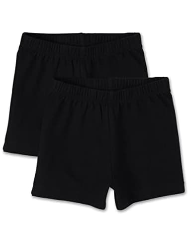 The Children's Place baby girls And Toddler Cartwheel Shorts, Black 2 Pack, 4T US - Image 1