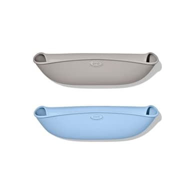 OXO Tot Roll-Up Bib - 2 Pack - Drizzle and Dusk - Image 2