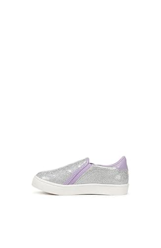 Dr. Scholl's Infant Madison Toddler Slip On Sneaker Silver Grey Glitter 8 M - Image 1