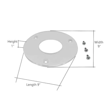 Big Horn 14102 Clear Router Sub Base for Router 100, 690, 691, 693 (5-3/4" Dia) Replaces OEM# 42188 - Image 6