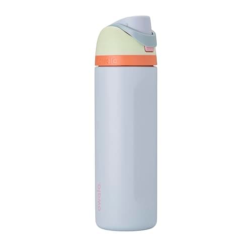 Owala FreeSip Insulated Stainless Steel Water Bottle with Straw for Sports, Travel, and School BPA-Free Sports Water Bottle, 24 oz, Beach House - Image 1