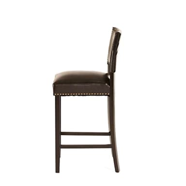 Christopher Knight Home Mayfield Bonded Leather Backed Barstools, 2-Pcs Set, Brown - Image 7