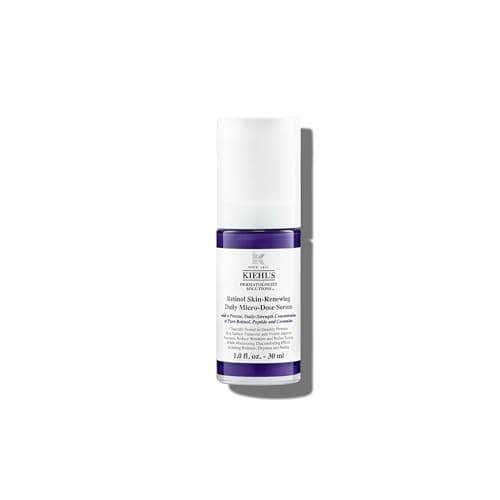 Kiehl's Daily Micro-Dose Anti-Aging Retinol Facial Serum, Reduces Wrinkles, Firms Skin, Evens Skin Tone, Youth Renewing & Hydrating Formula, with Retinol & Ceramides, Paraben-free - 1 fl oz - Image 1